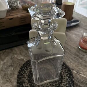 Baccarat Harcourt Perfection Whisky Liqueur decanter~Made in France Vintage